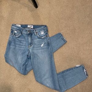 Agolde distressed ankle jeans
